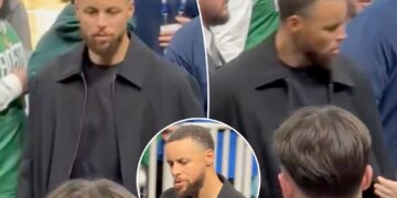 Celtics fan ejected after pulling on Steph Curry's arm