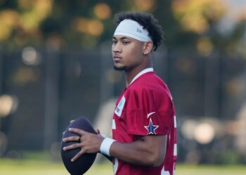 Chargers backup quarterback Trey Lance