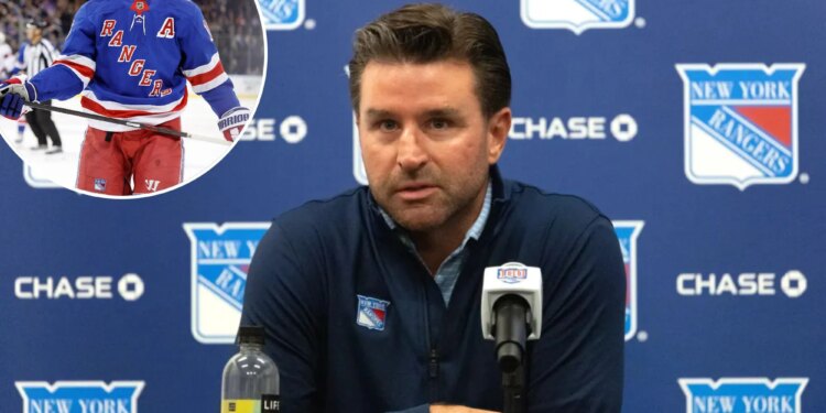 Chris Drury's Rangers trade deadline approach makes one thing clear about retool 2.0