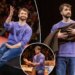 Daniel Radcliffe schmoozes with the audience in sweet one-man show