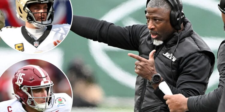 Derek Carr, Ty Simpson, Aaron Glenn play-calling