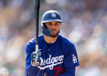 Dodger player Alex Freeland