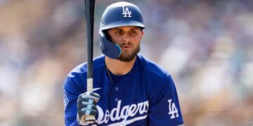 Dodger player Alex Freeland