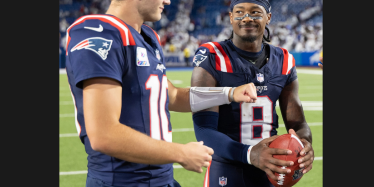 Drake Maye honored Stefon Diggs with a heartfelt Instagram post after his release.