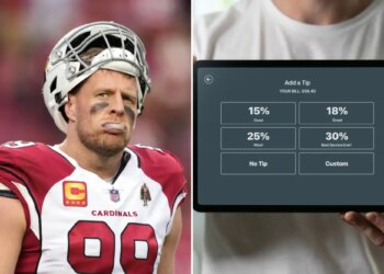 Former NFL star JJ Watt sparks debate over tipping at self-service restaurants