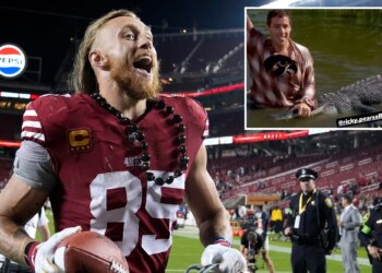 George Kittle trolls Ricky Pearsall over March Madness upset