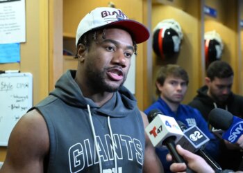 Bobby Okereke is being released to the Giants.