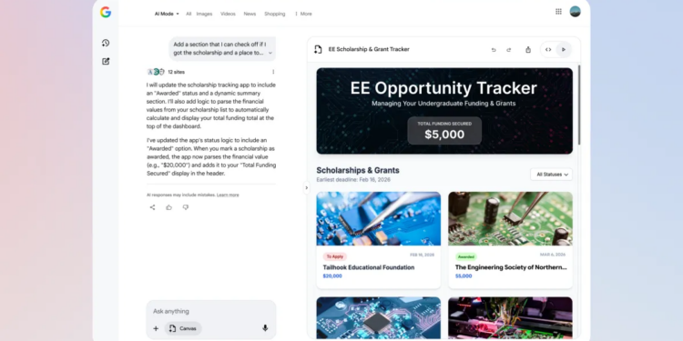 Google’s AI-powered workspace is now available to more users in Search