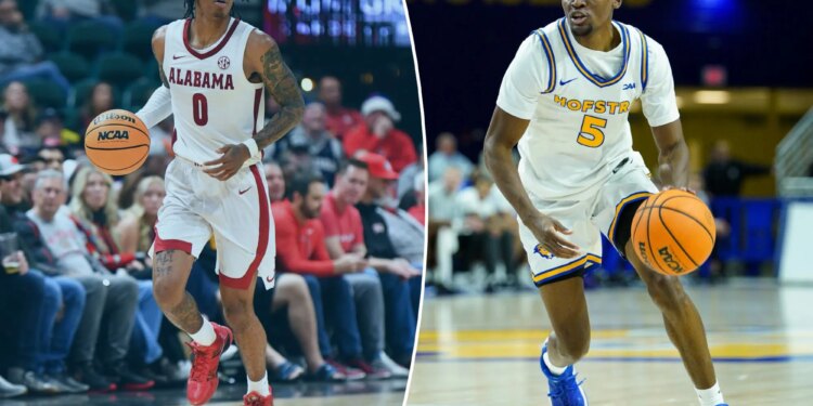 How to watch Alabama vs. Hofstra live for free in March Madness