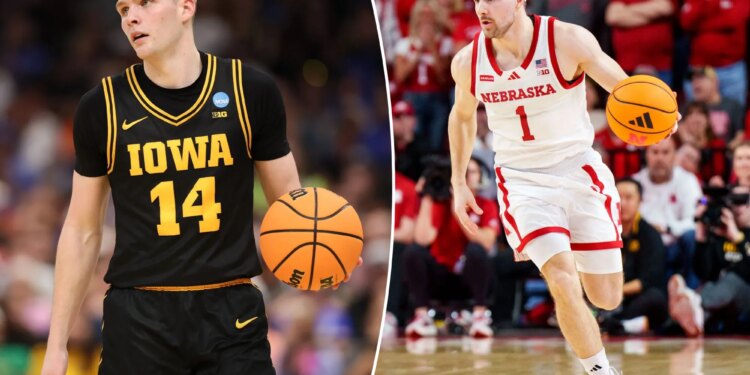 How to watch Nebraska vs. Iowa for free in March Madness Sweet 16