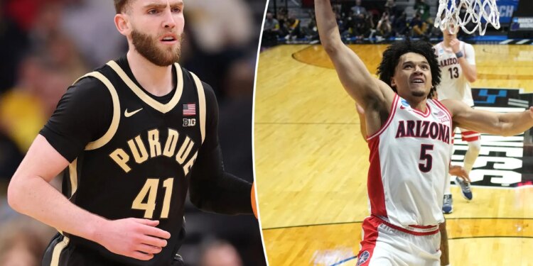 How to watch Purdue vs. Arizona for free in March Madness Elite 8