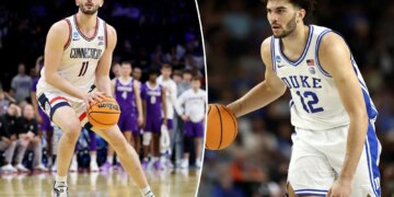 How to watch UConn vs. Duke in the March Madness Elite 8 for free