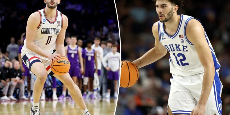 How to watch UConn vs. Duke in the March Madness Elite 8 for free