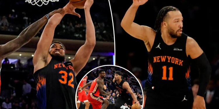 Jalen Brunson carries Knicks by Pelicans late for seventh straight win