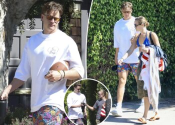 Joe Burrow steps out for swim party with Olivia Ponton