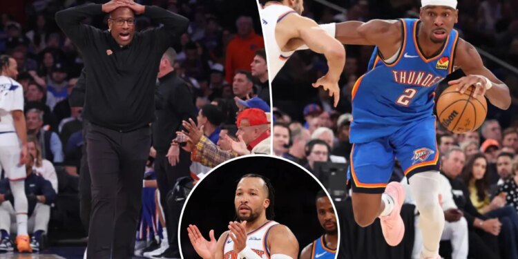 Knicks livid with refs over favorable Shai Gilgeous-Alexander whistles