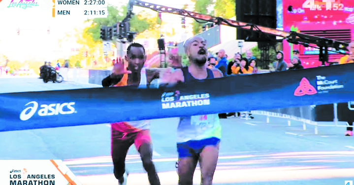 LA Marathon winner Nathan Martin