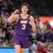 Northern Iowa's Max Weisbrod celebrates during the championship game.