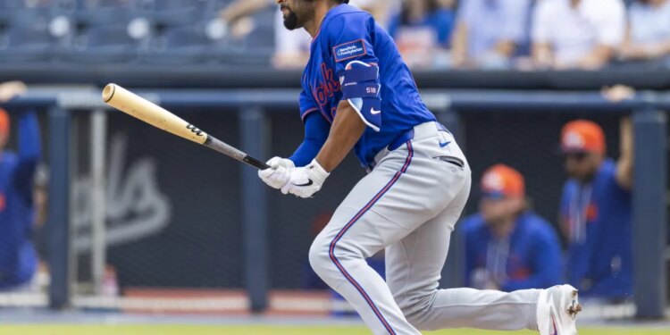 Marcus Semien, hitting earlier in the spring, went 0-for-3 in the Mets' 6-1 spring training win over the Cardinals on March 10, 2026.