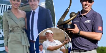 Matt Fitzpatrick's wife celebrates PGA Tour star's Valspar Championship win