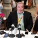 Pittsburgh Steelers head coach Mike McCarthy speaks to reporters in the media during the 2026 NFL Annual League Meeting at the Arizona Biltmore in Phoenix on March 31, 2026.