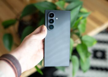 Samsung Galaxy Z TriFold shown in hand