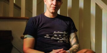 Arielle Duhaime-Ross at their home.