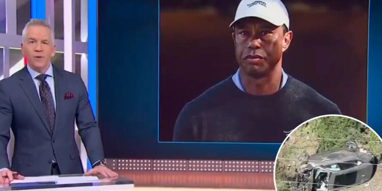 NBC apologizes after airing wrong Tiger Woods crash footage