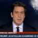 ABC's David Muir interrupts the Flyers-Bruins broadcast to report on the death of Iran's Ayatollah Ali Khamenei on Feb. 28, 2026.