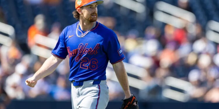 Nolan McLean during a Mets spring training game against the Astros on Feb. 26, 2026.