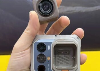 One of this rugged phone’s cameras is a pop-out action cam