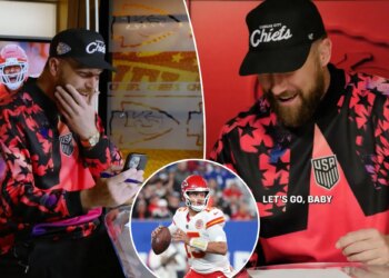Patrick Mahomes surprises Travis Kelce as tight end signs Chiefs contract