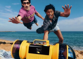 Philips new audio gear brings back the bright bold colors of the ‘80s