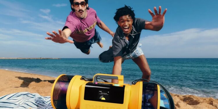 Philips new audio gear brings back the bright bold colors of the ‘80s