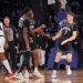 Providence Friars guard Stefan Vaaks (7) celebrates with teammates after scoring.