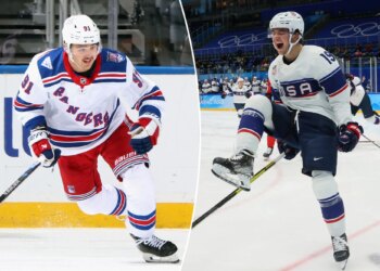 Rangers prospect Brendan Brisson on call-up, Team USA gold