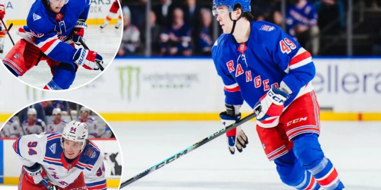 Rangers youngsters leaning on each other as they learn the ropes