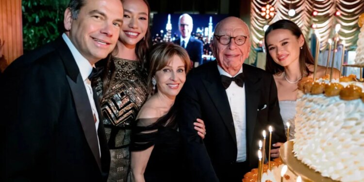 Rupert Murdoch celebrates 95th birthday at star studded New York party