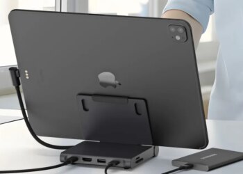 Satechi’s new folding dock adds USB, audio, and video ports to the iPad