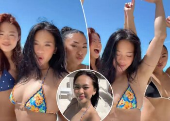 Suni Lee celebrates birthday in bikini dance video with popular influencers
