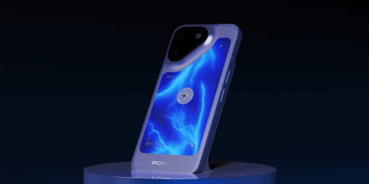 Tecno’s latest concept phone is lit by neon