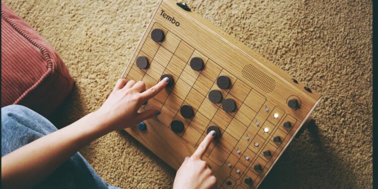 Tembo is a playful drum machine that thinks it’s a checkerboard