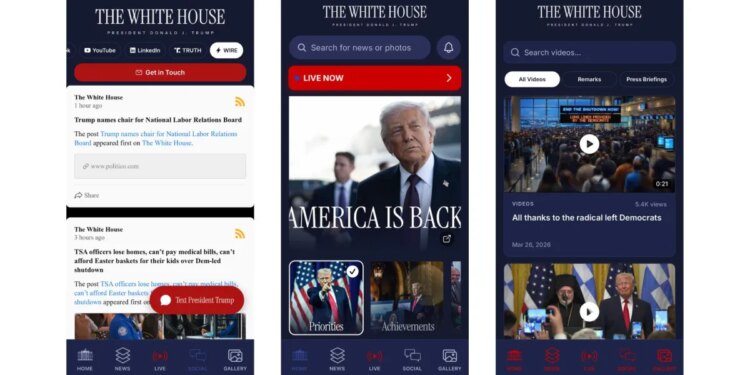 The White House has an app now, and Trump wants you to report people to ICE on it