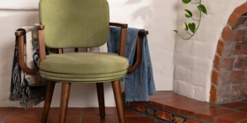 This chair gives half-worn clothes a home