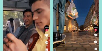 Two examples of AI-generated videos that Samsung has shared on its social media accounts.