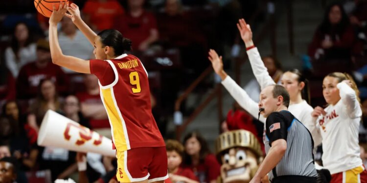 USC freshman Jazzy Davidson