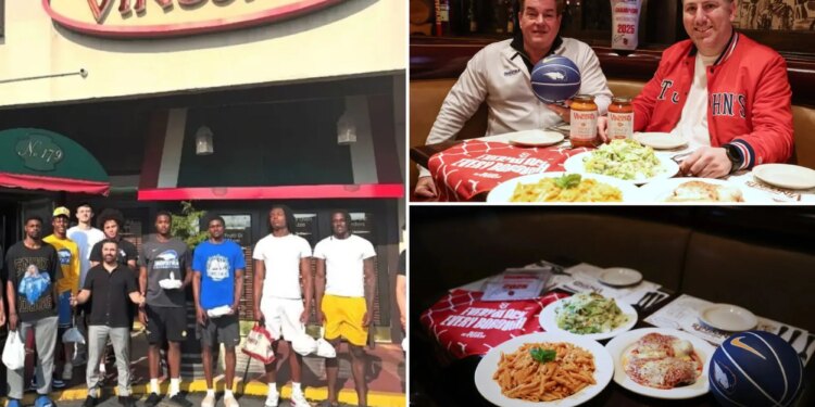 Vincent's Clam Bar helping fuel New York's March Madness-bound teams