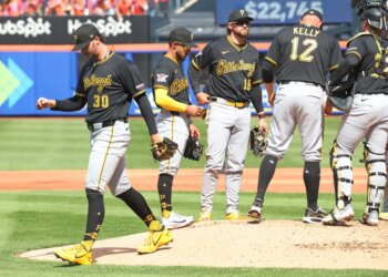 Pittsburgh ace Paul Skenes failed to get out of the first inning in the Pirates' 11-7 Opening Day loss to the Mets on March 26, 2026 at Citi Field.