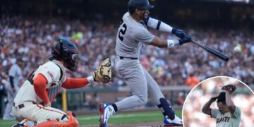 Yankees start season with second-inning explosion against Giants