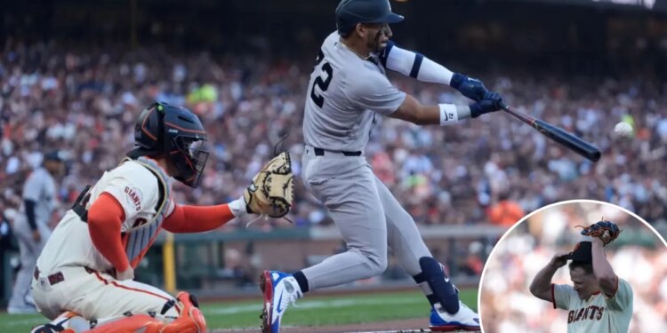 Yankees start season with second-inning explosion against Giants